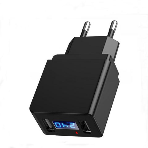 Quick Charger LED Display Dual USB