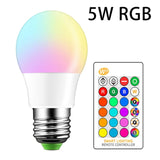 LED Lamp 16 Color Changing Magic Smart